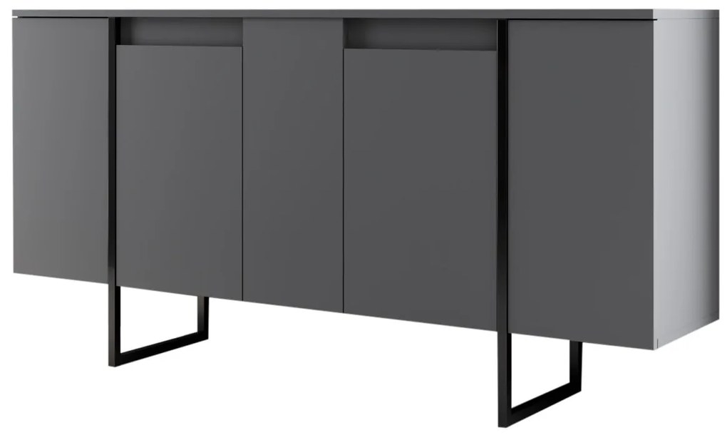Dulap Luna (antracit + Negru). 1073567