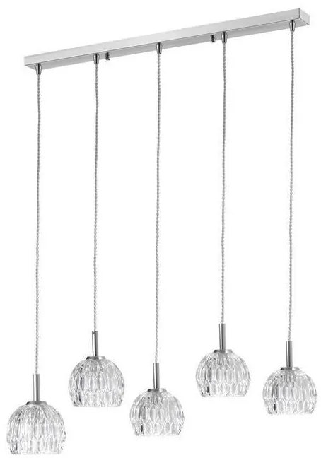 Lustra eleganta design modern cu 5 pendule Lara