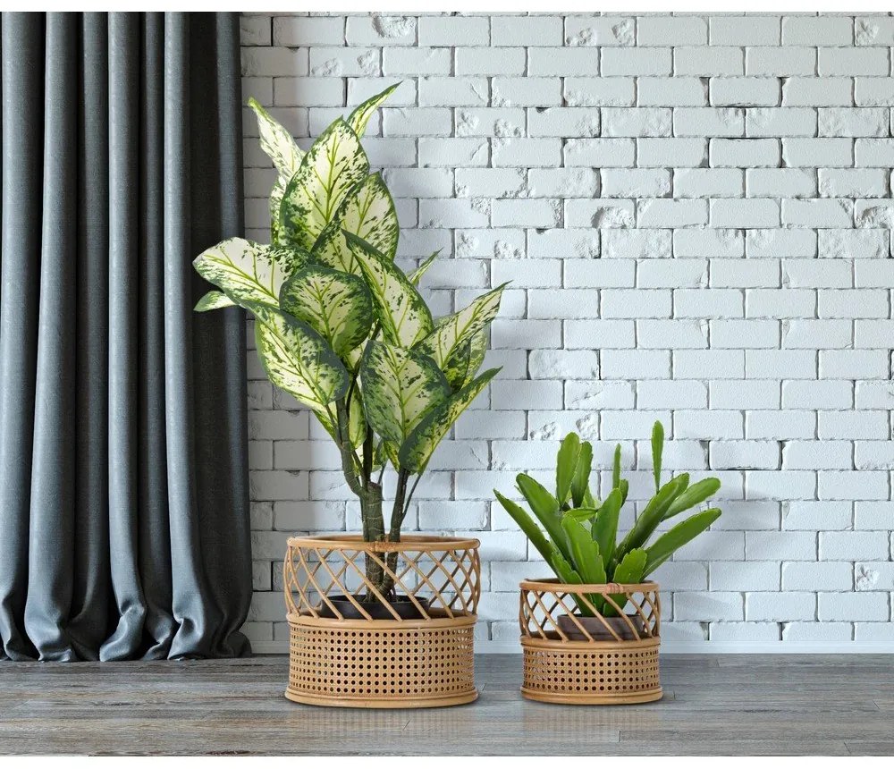 Ghivece decorative 2 buc. din metal ø 30 cm Panama – Mauro Ferretti