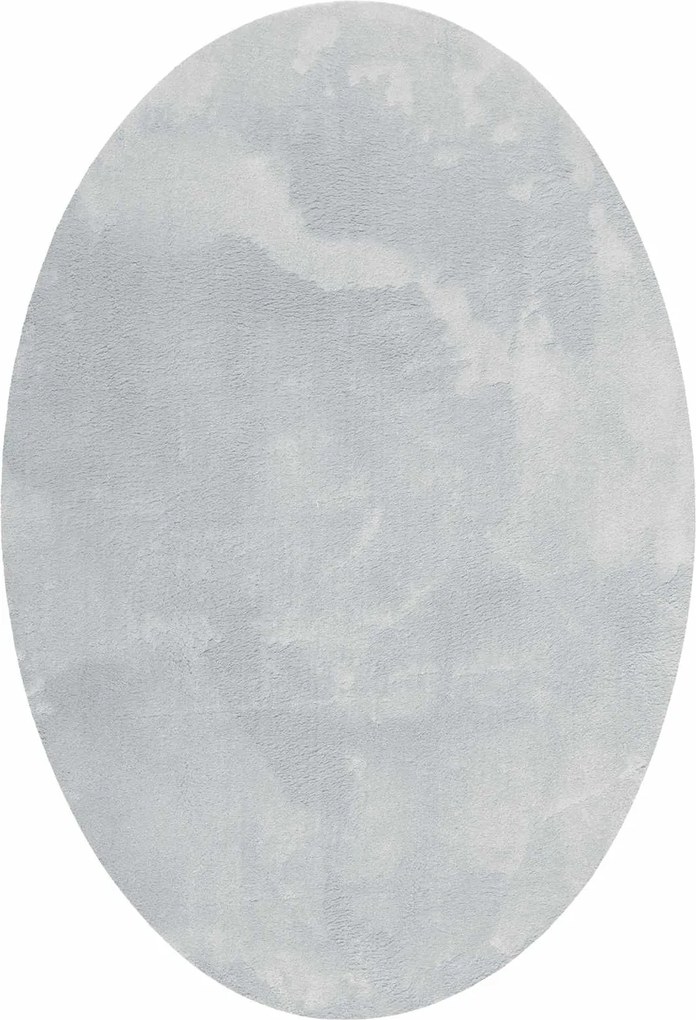 vidaXL Covoare de zonă Oval HUARTE Gri 120 x 170 cm 100% Polyester