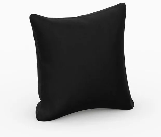 Pernă pentru canapea modulară neagră cu tapițerie din catifea Rome Velvet - Cosmopolitan Design