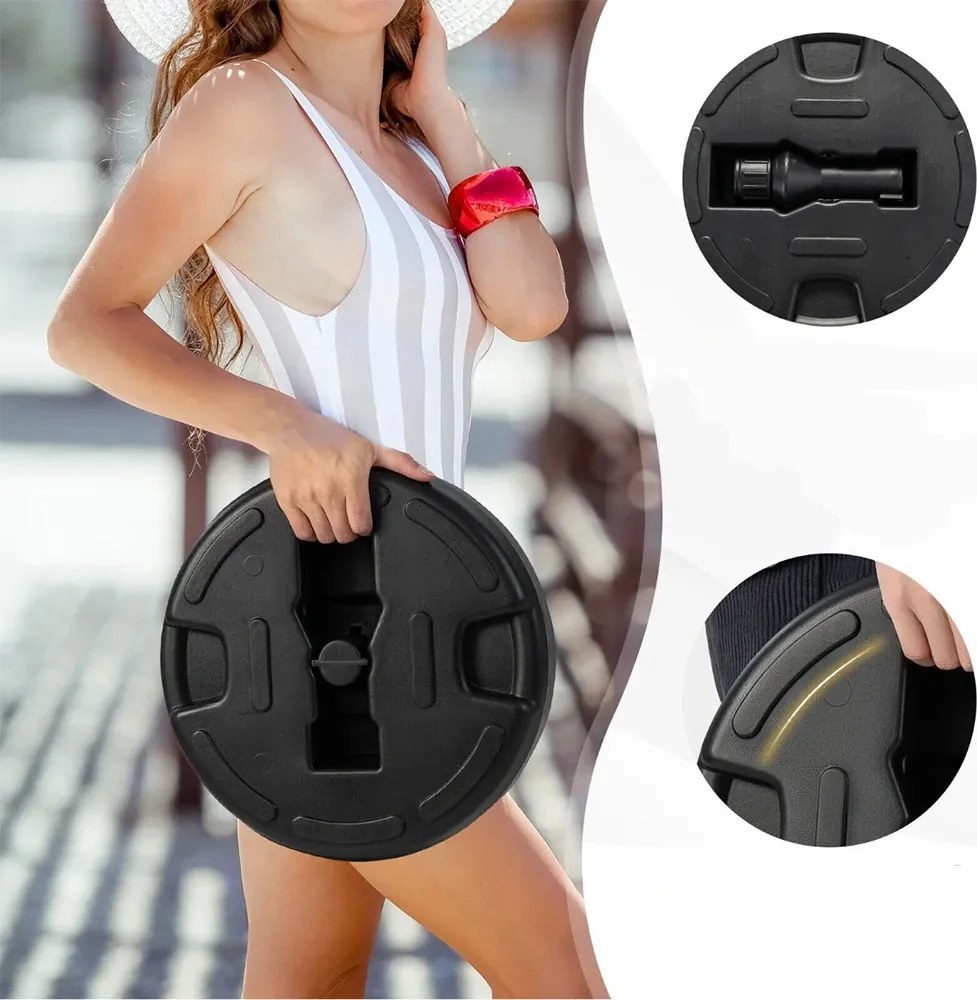 Bază pentru umbrelă umplută cu apă sau nisip