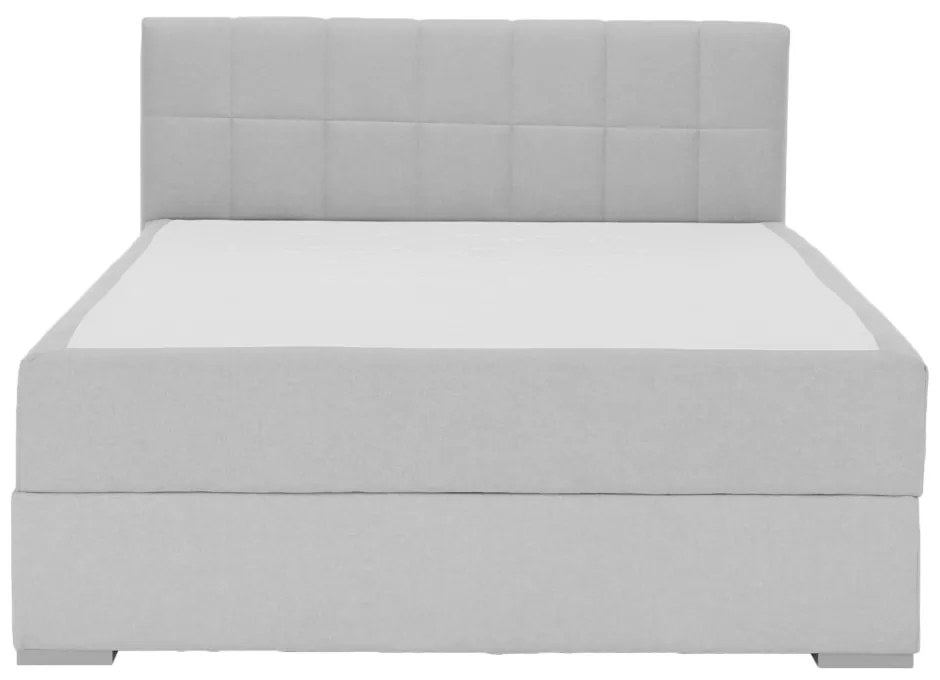 Pat de o persoană Boxspring 120 cm Ferrati (gri maro). 1016096