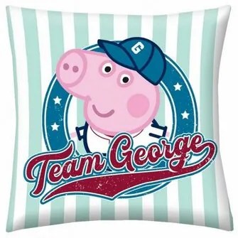 Pernuță Peppa Pig Team George, 40 x 40 cm
