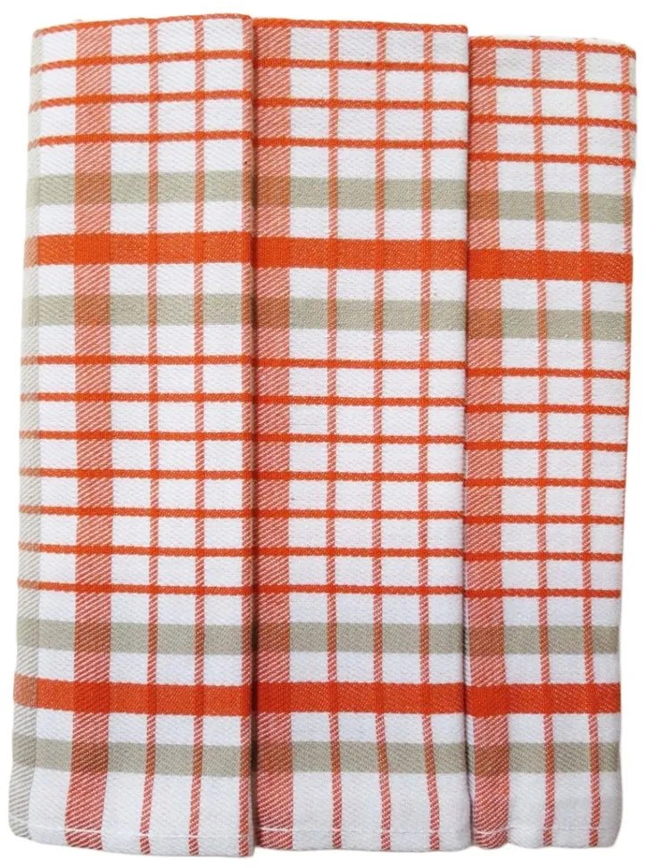 Prosop de bucătărie în carouri Egypt – Set 3 bucăți