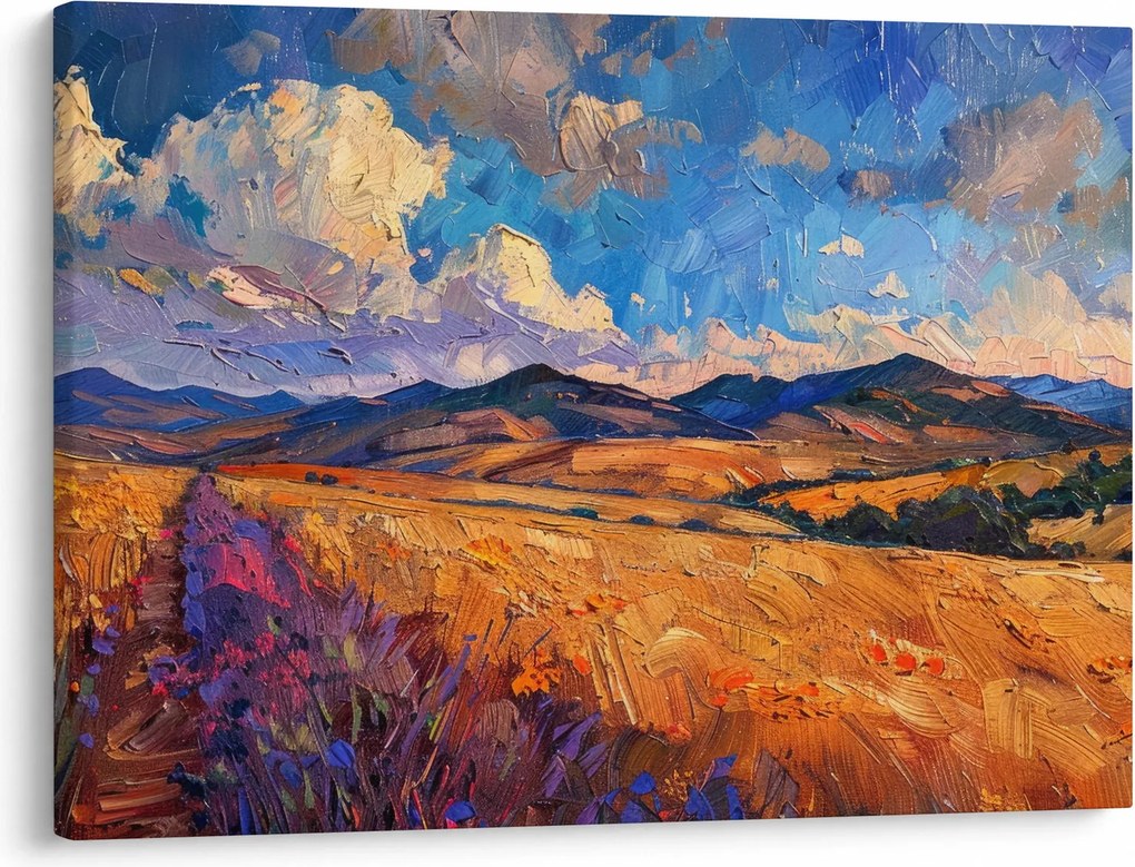 Tablou - Pictură în ulei de peisaj (70x50 cm)