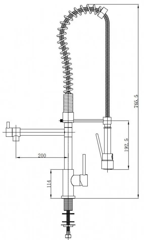Baterie Bucătărie Profesionala esn 80801