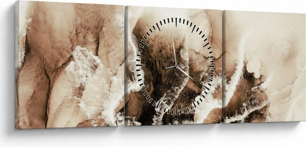 Tablou - Abstract (cu ceas) (90x30 cm)
