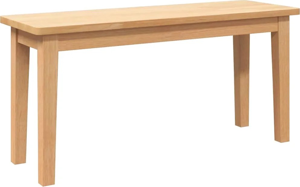 vidaXL Bancă 90 cm din lemn masiv cauciuc