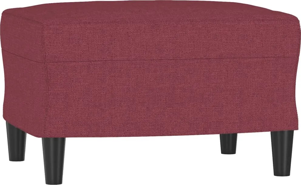 vidaXL Taburet, roșu vin, 60x50x41 cm, material textil