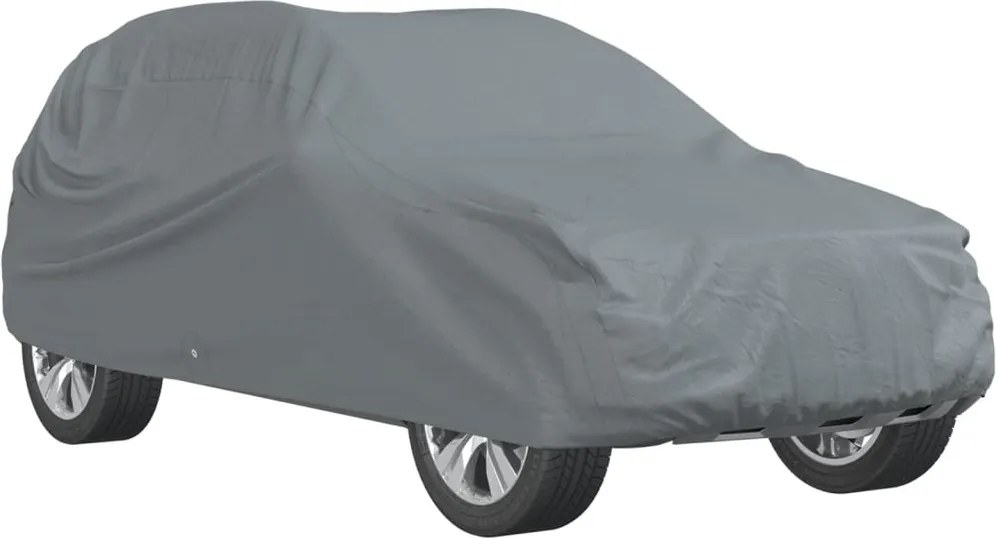 vidaXL Husă auto pentru SUV, textil nețesut, completă, gri, L