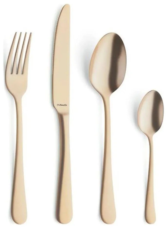 Set tacâmuri AUSTIN, 24 piese, din oțel inoxidabil, aurii