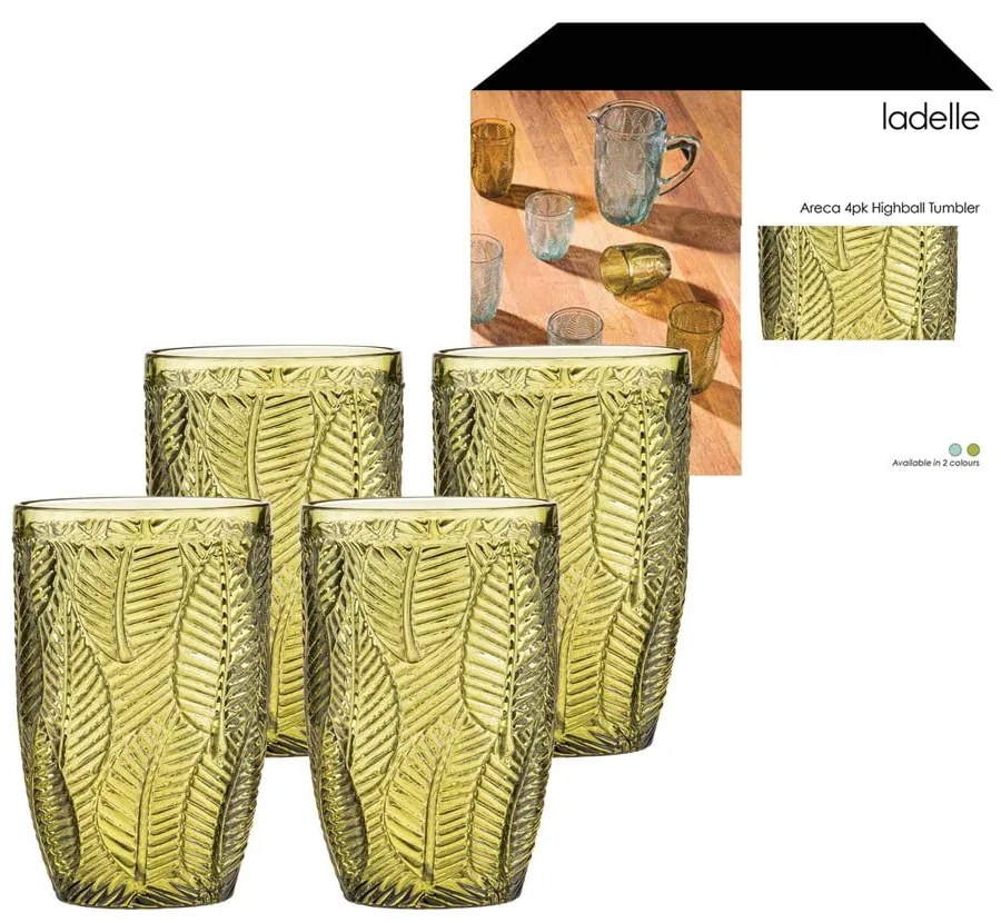 Pahare 4 buc. 450 ml Areca – Ladelle