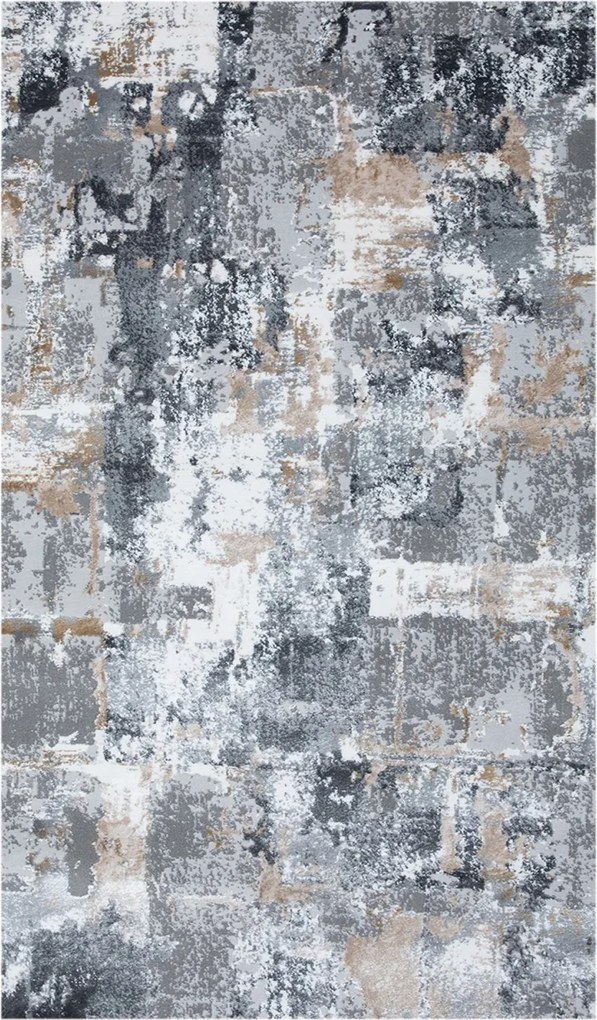 Covor Modern Living, Dormitor Dreptunghiular Hera Lux TZ16BHBY Gri (Alege dimensiunea: 150 x 230)