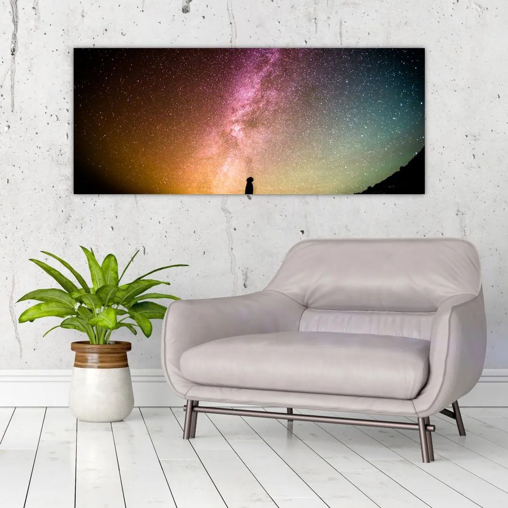 Tablou - cerul plin de stele (120x50 cm)