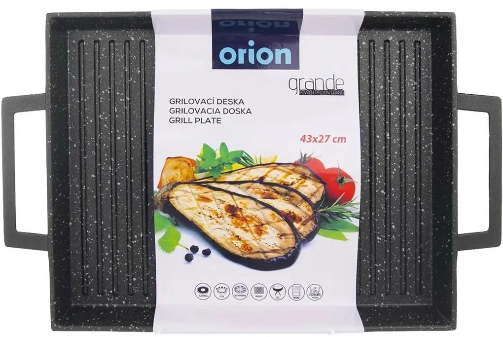 Placă de grătar Orion GRANDE 43 x 27 x 4 cm