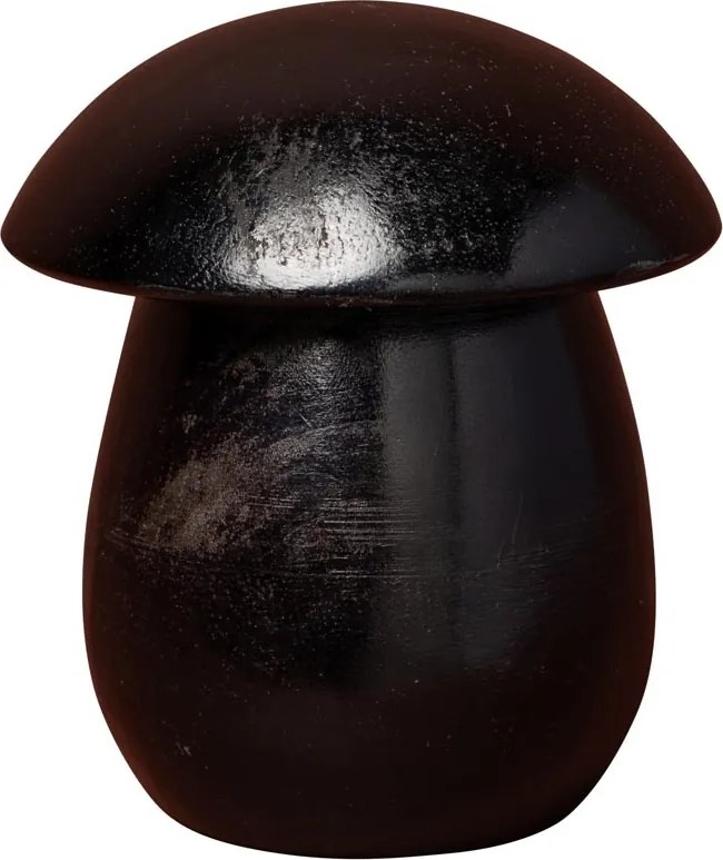 Lumanare decorativa din lemn cu ceara din soia Mushroom