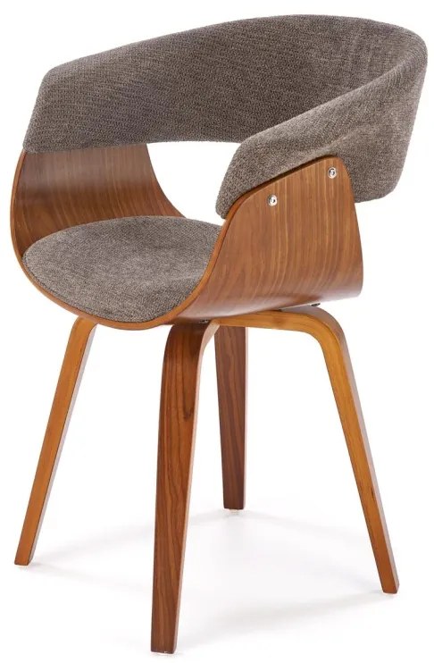 Scaun K545 gri/nuc H83 cm