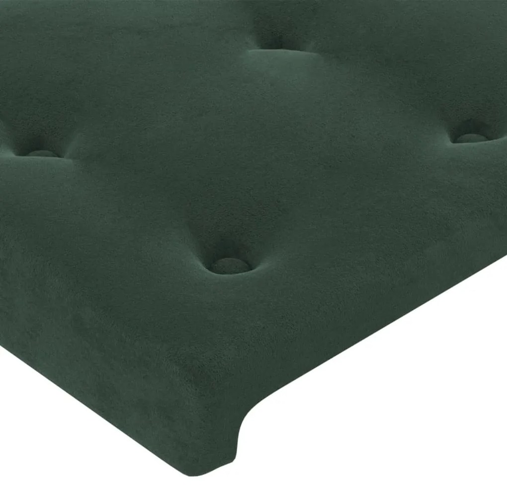 Tablie de pat, verde inchis, 90x5x78 88 cm, catifea 1, Verde inchis, 90 x 5 x 78 88 cm