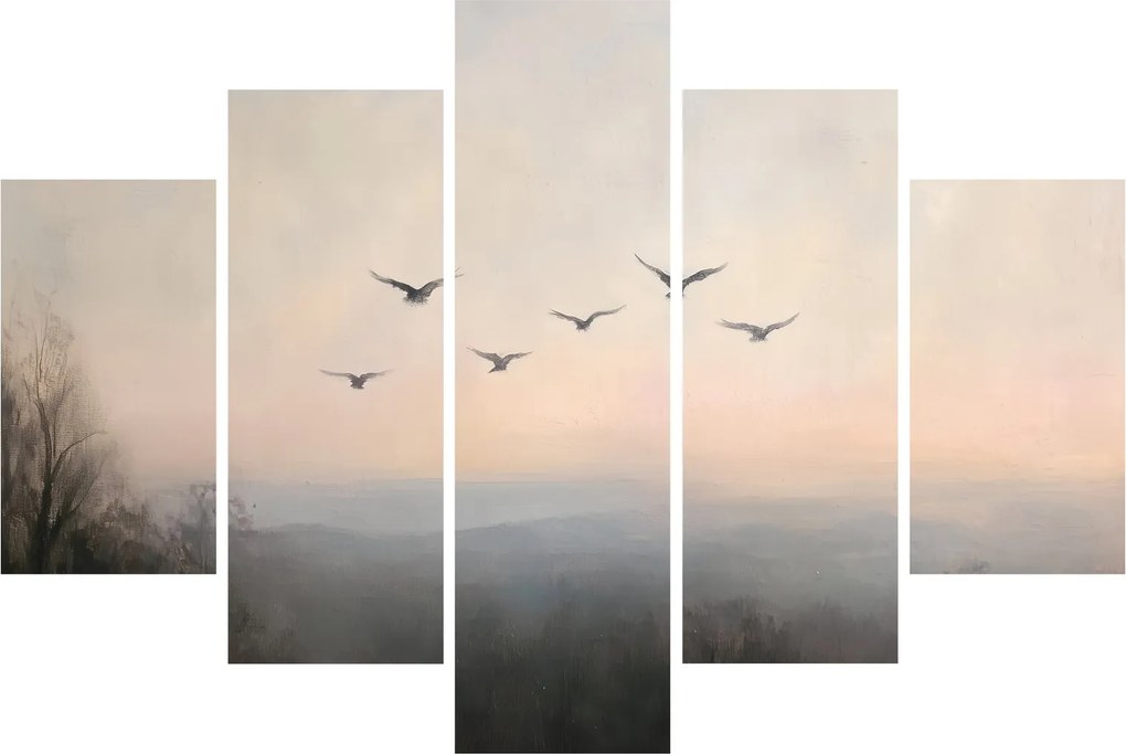 Tablou - Stol de păsări (150x105 cm)