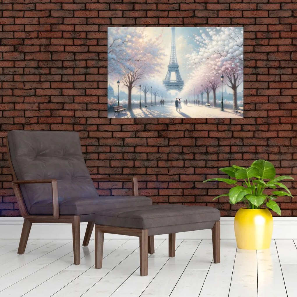 Tablou - Pictură din Paris (90x60 cm)