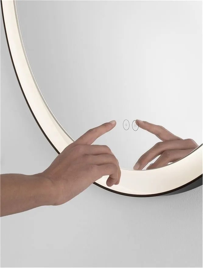 Oglinda baie cu iluminat LED IP44 Ural, 60cm