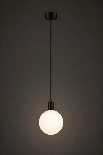 Argon 9005 - Lampă suspendată de exterior pe cablu ORE, 1xG9/6W/230V, neagră