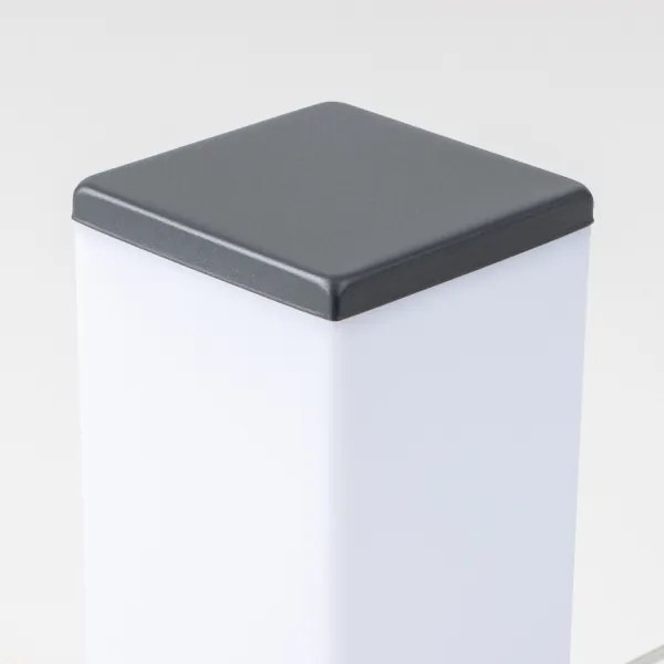 Brilagi - Lampă de exterior NOVA cu 2 prize SCHUKO, 1xE27/15W/230V, 40 cm, IP44, antracit
