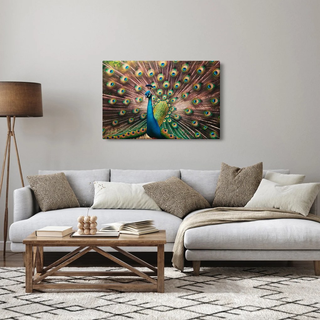 Tablou - Păun (90x60 cm)