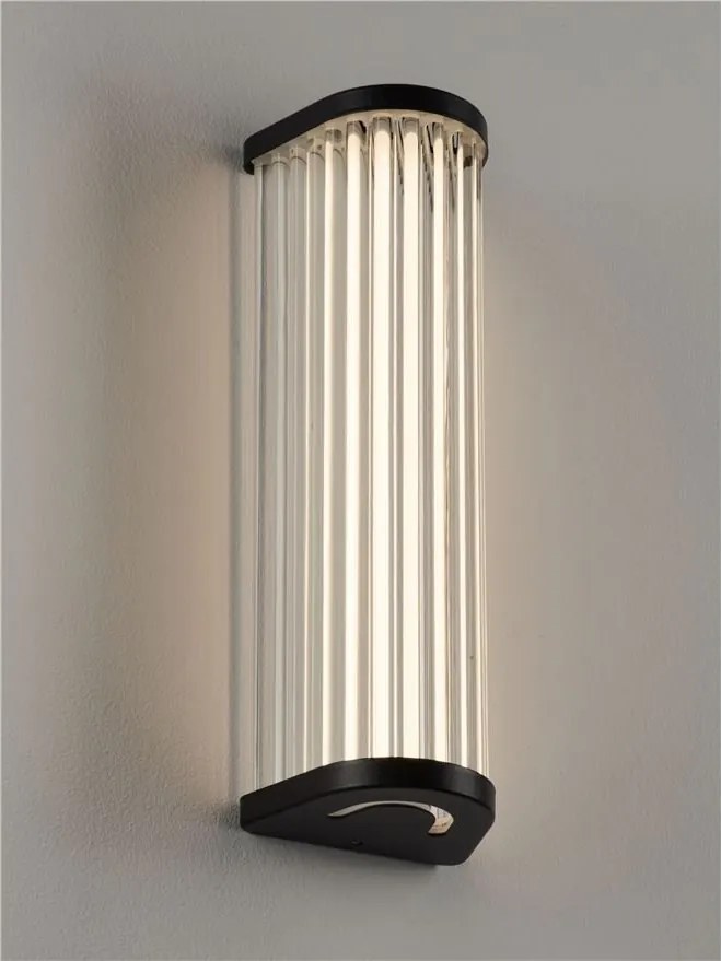 Aplica de perete LED baie IP44 VITREE negru