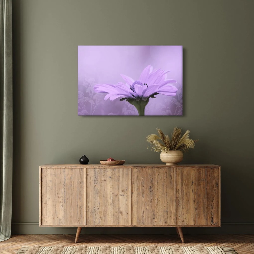 Tablou - Flori mov (90x60 cm)