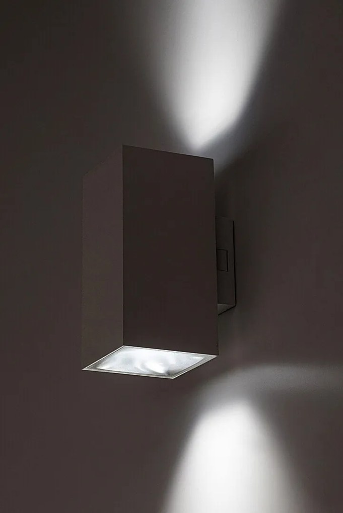 Aplica LED iluminat exterior ambiental, Protectie IP65 Urfa II alba