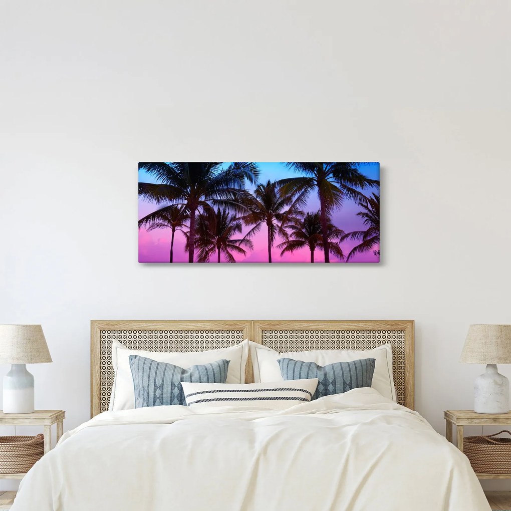 Tablou - Palmieri din Miami (120x50 cm)