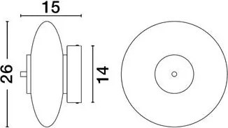 Plafoniera LED design modern BALLET