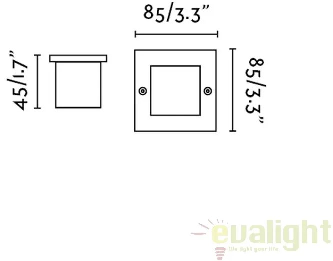 Spot LED incastrabil de exterior cu protectie IP65 FROL 70135