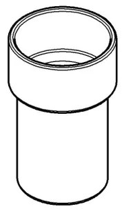 GROHE 40254000 - Pahar ALLURE, finisaj satinat