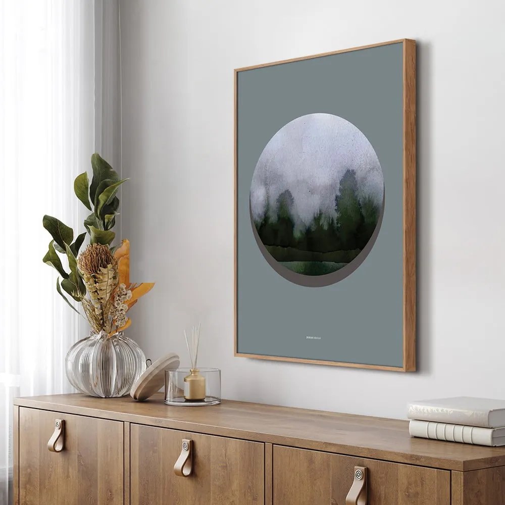 Tablou 50x70 cm Water Circle – Malerifabrikken