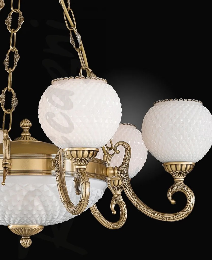 Candelabru din alama 6+2L design italian 8450