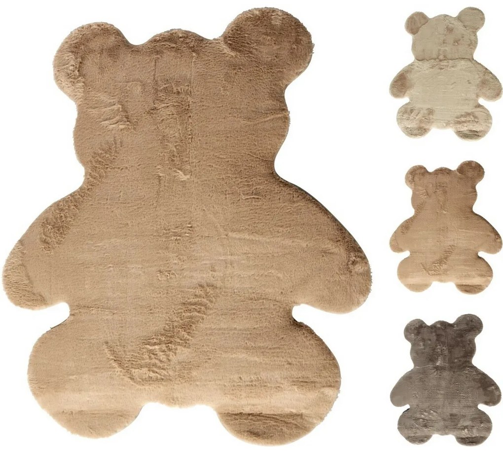 Covoraș Teddy Beige, 85 x 100 cm
