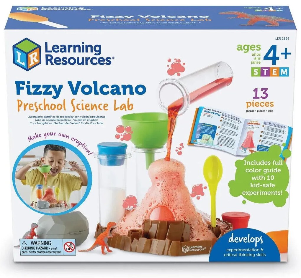 PRIMUL MEU SET DE EXPERIMENTE - ERUPTIA VULCANULUI - LEARNING RESOURCES (LER2895)