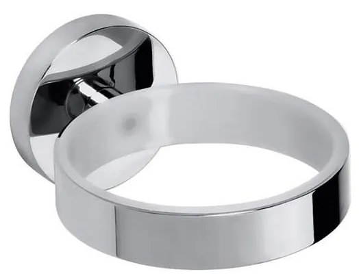 Suport pentru uscător de păr OMEGA 8 x 5,5 cm, argintiu