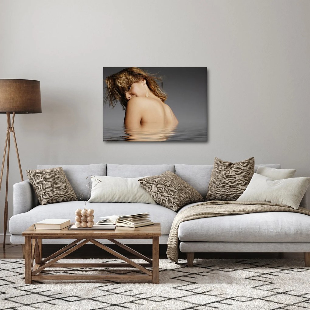 Tablou - Imaginea unei femei care face baie (70x50 cm)