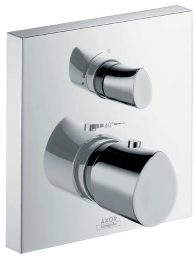 Baterie termostatata incastrata cu divertor, crom