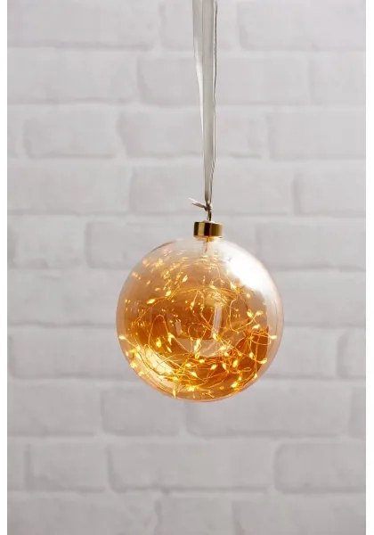 Decorațiune LED de Crăciun GLOW 40xLED/0,064W/3/230V d. 15 cm Eglo 410591