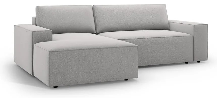 Colțar gri deschis extensibil (cu colț pe partea stângă ) Jodie – Micadoni Home