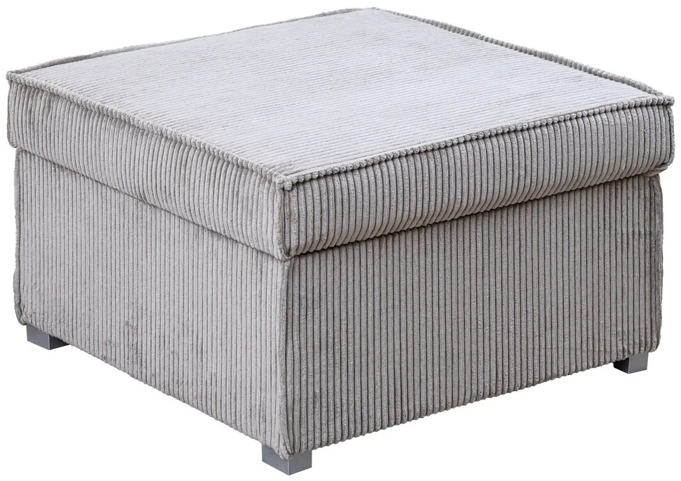 Taburet bej SMART COSARO cu spatiu de depozitare 65x65 cm