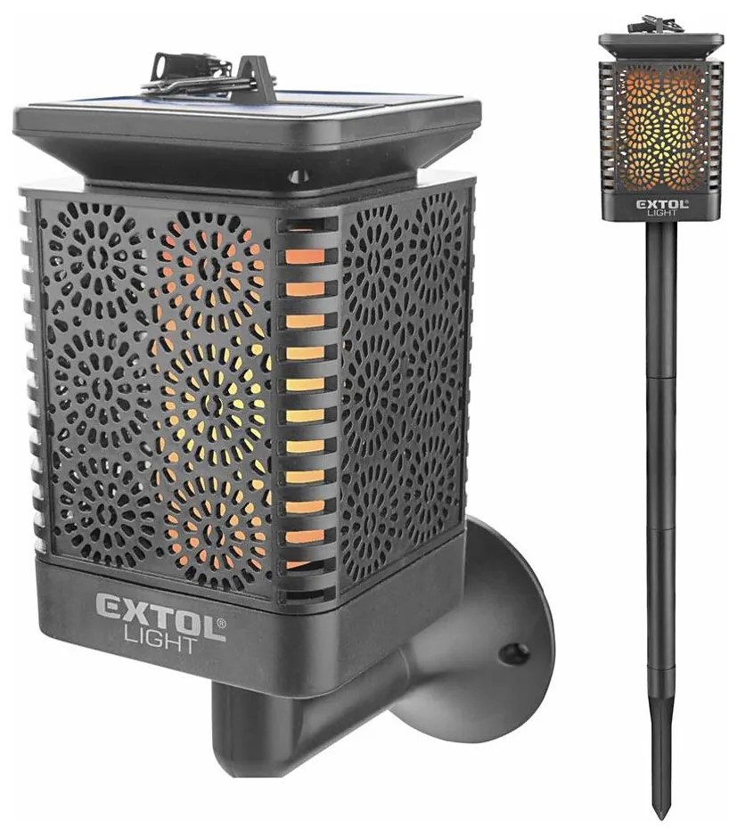 Corp de iluminat LED solar 4 în 1 Extol LED/600 mAh/1,2V IP44