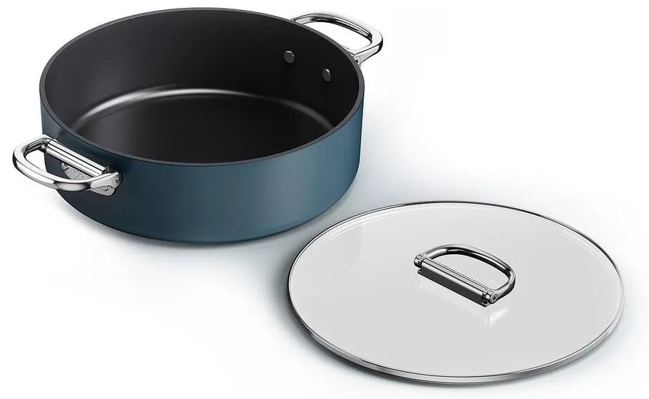 Cratiță cu capac/cu suprafață ceramică adecvată pentru plita cu inducție Space – Joseph Joseph