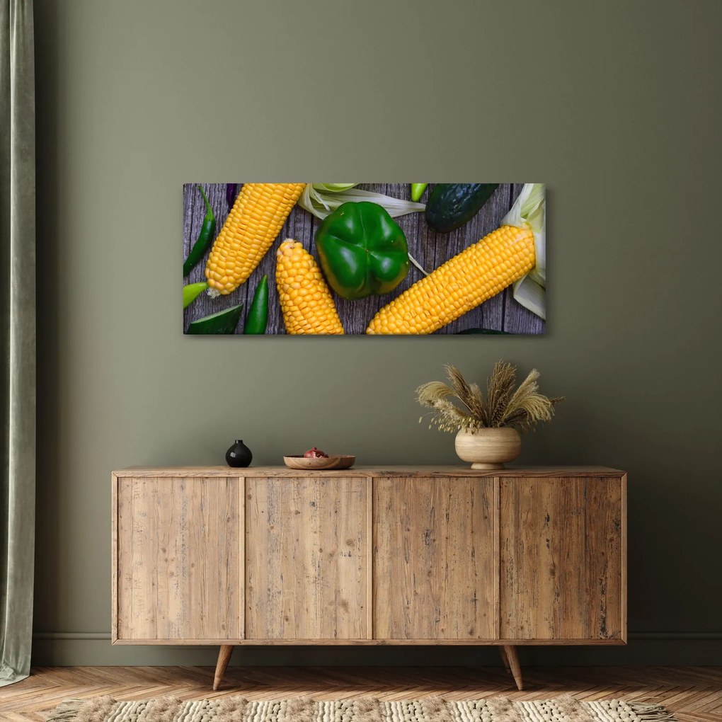 Tablou - legume (120x50 cm)