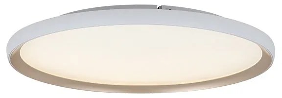 Plafoniera LED CCT, diametru 60cm, Alb-Auriu, ZB-25188